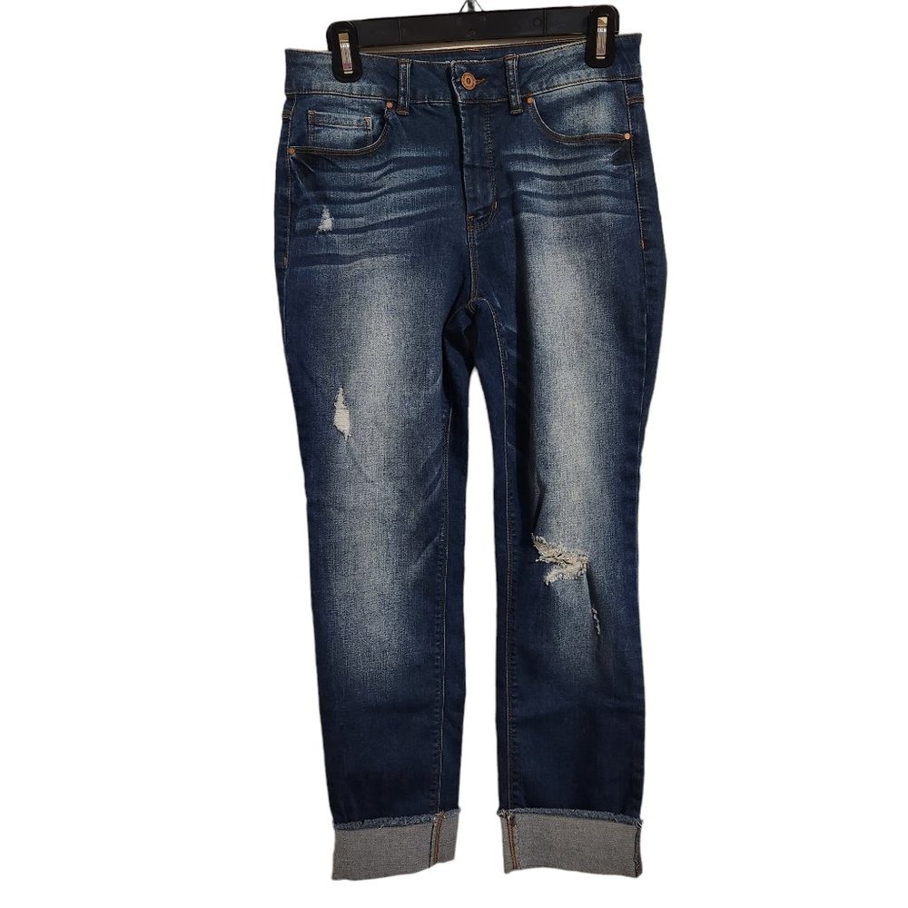 Sound/Style Jamie Crop Slim And Sleek Cropped Jeans Size 6